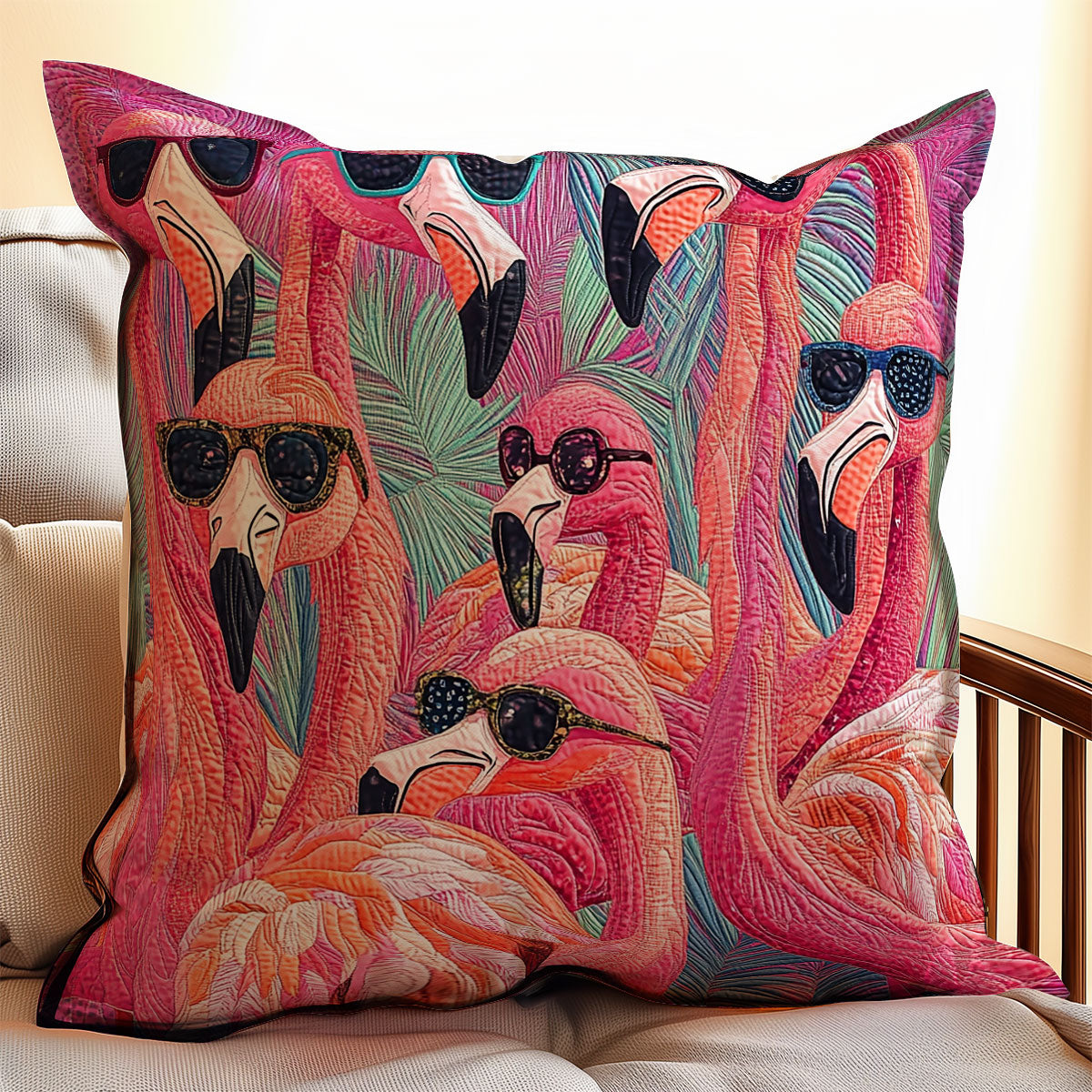 Flamingo WX1302254CL Quilt Pillow Case