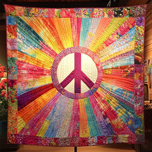 Flower Radiant Peace WJ2103008CL Quilt