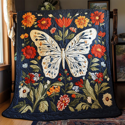 Flower ButterflyWX1302067CL Quilt