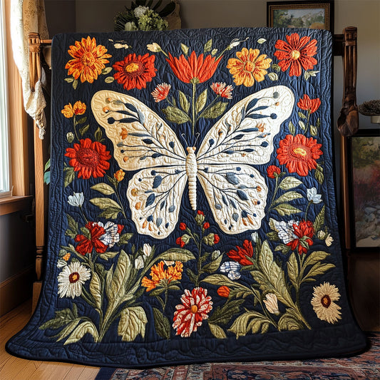 Flower ButterflyWX1302067CL Quilt