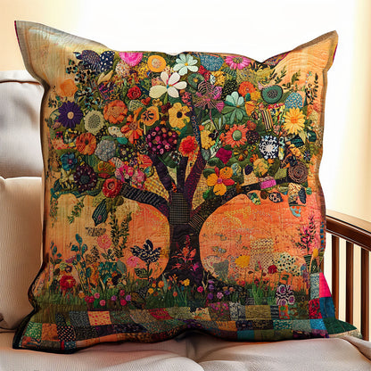 Flower Tree WX1302277CL Quilt Pillow Case