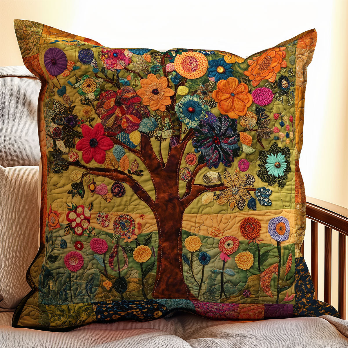 Flower Tree WX1302280CL Quilt Pillow Case