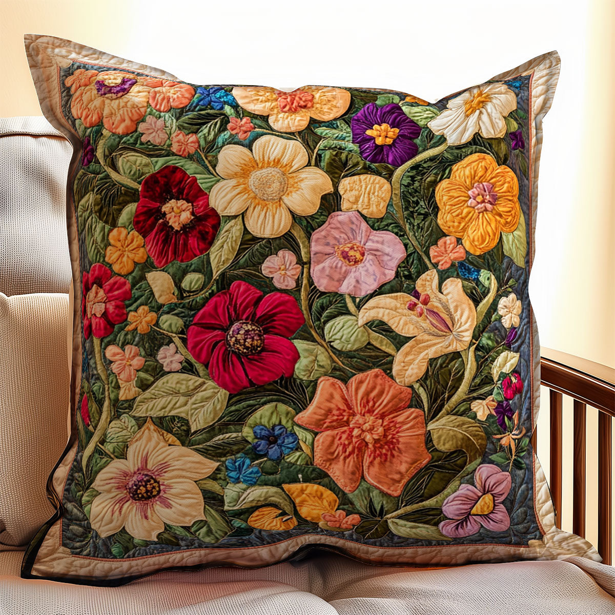 Flower WX1302260CL Quilt Pillow Case