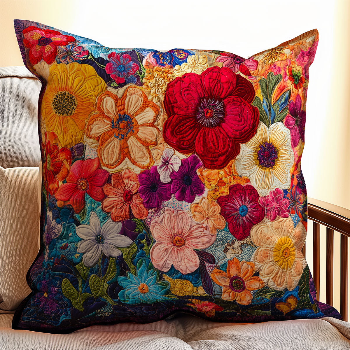 Flower WX1302264CL Quilt Pillow Case