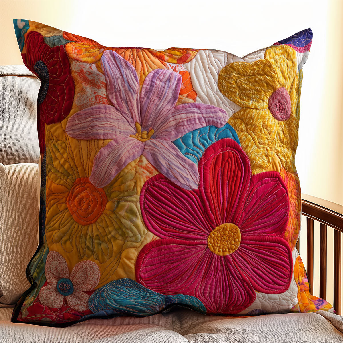 Flower WX1302266CL Quilt Pillow Case