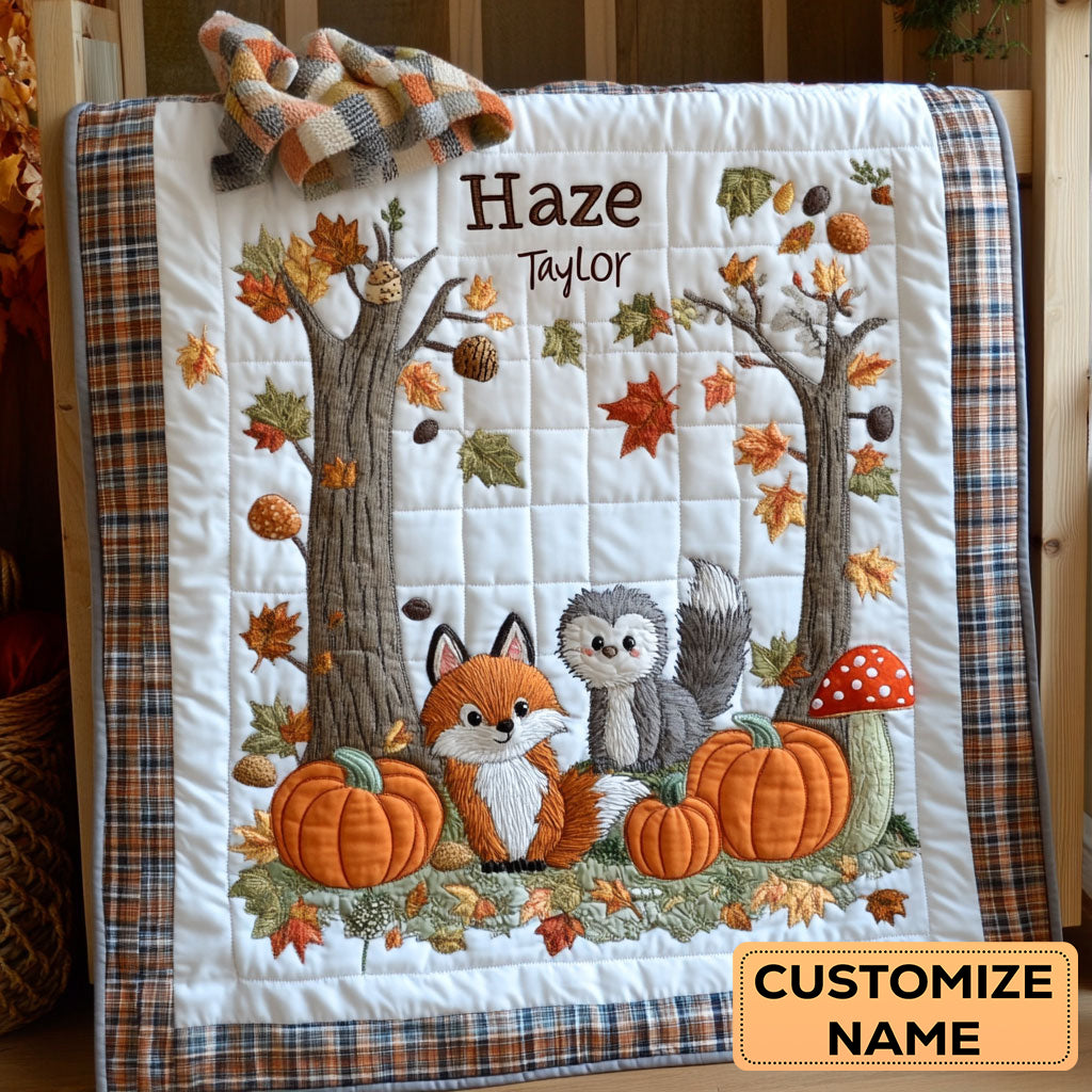 Forest Canopy Dreams WN2107009CL Personalized Baby Quilt