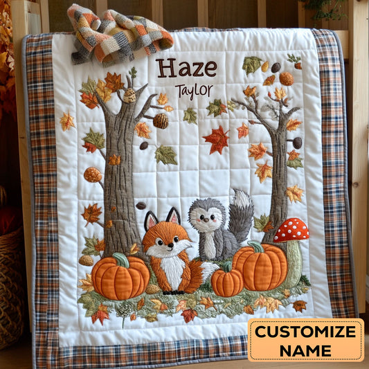 Forest Canopy Dreams WN2107009CL Personalized Baby Quilt