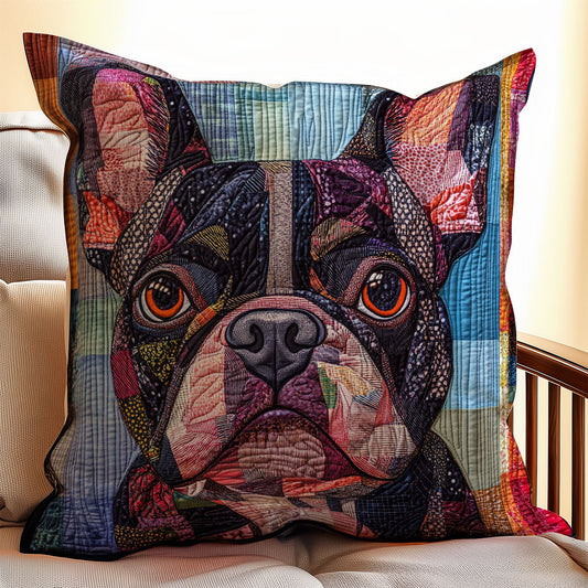 French Bulldog WX0802140CL Quilt Pillow Case