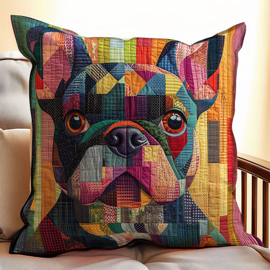 French Bulldog WX0802141CL Quilt Pillow Case