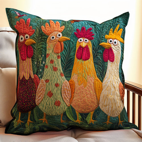 Funny Chicken WX0702108CL Quilt Pillow Case