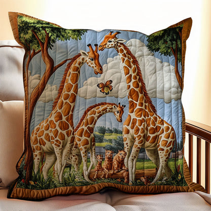 Giraffe WX0802144CL Quilt Pillow Case