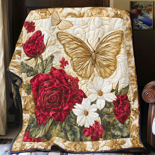 Gold Butterfly WX0502051CL Quilt
