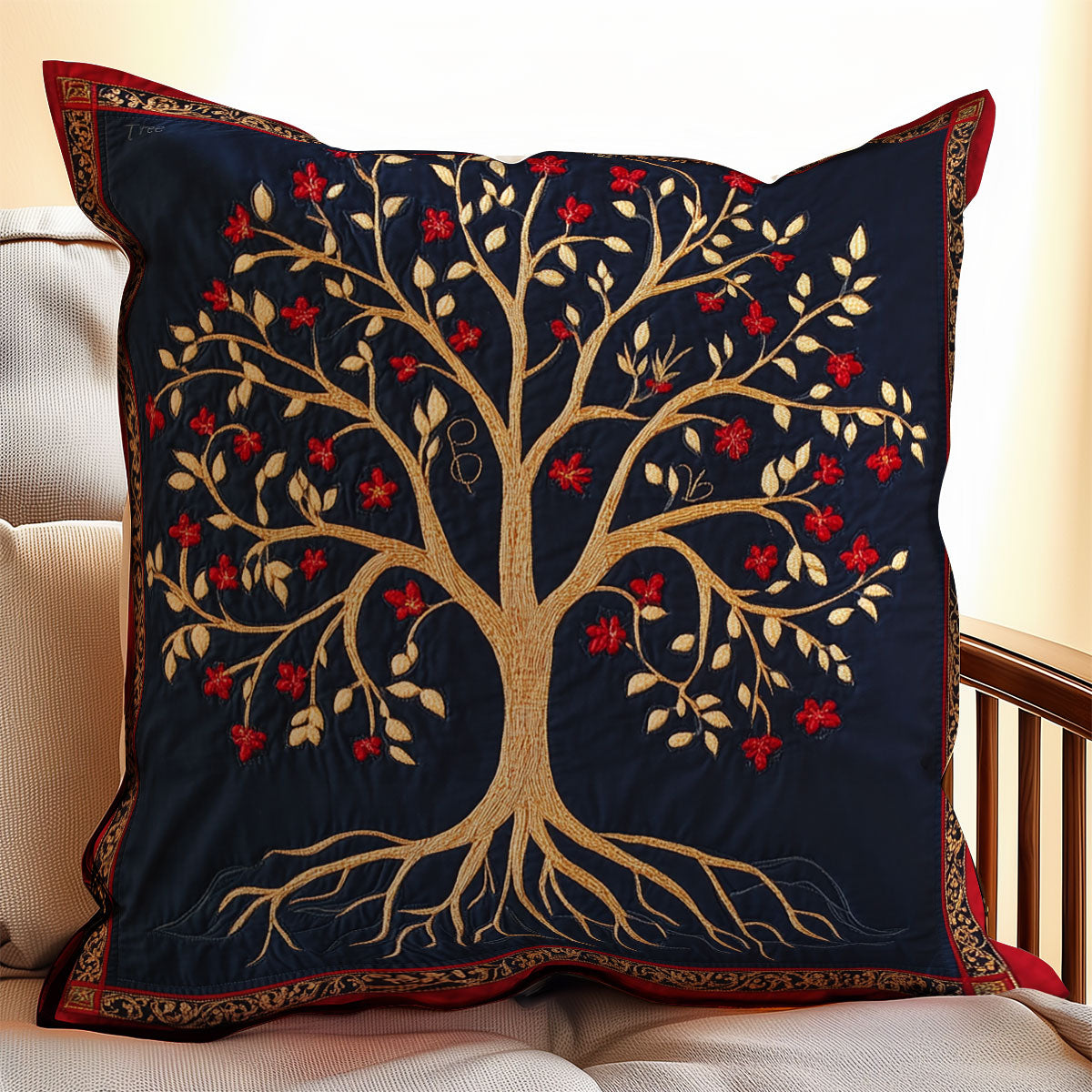 Golden Rooted Elegance WX1812101CL Quilt Pillow Case