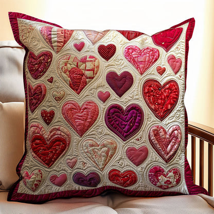 Heart WX2101082CL Quilt Pillow Case