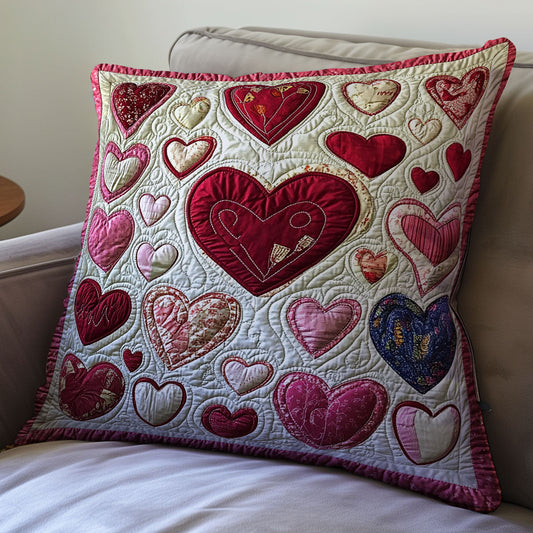 Heart WX2101083CL Quilt Pillow Case