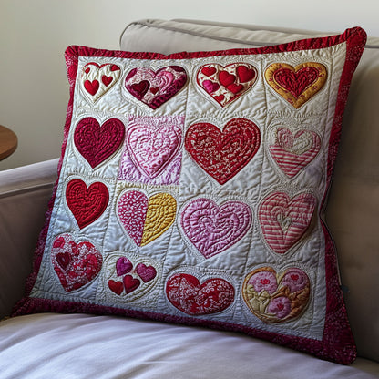 Heart WX2101085CL Quilt Pillow Case