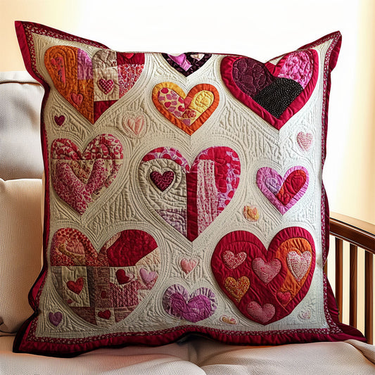 Heart WX2101086CL Quilt Pillow Case