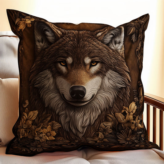 Heritage Wolf WX1902055CL Quilt Pillow Case