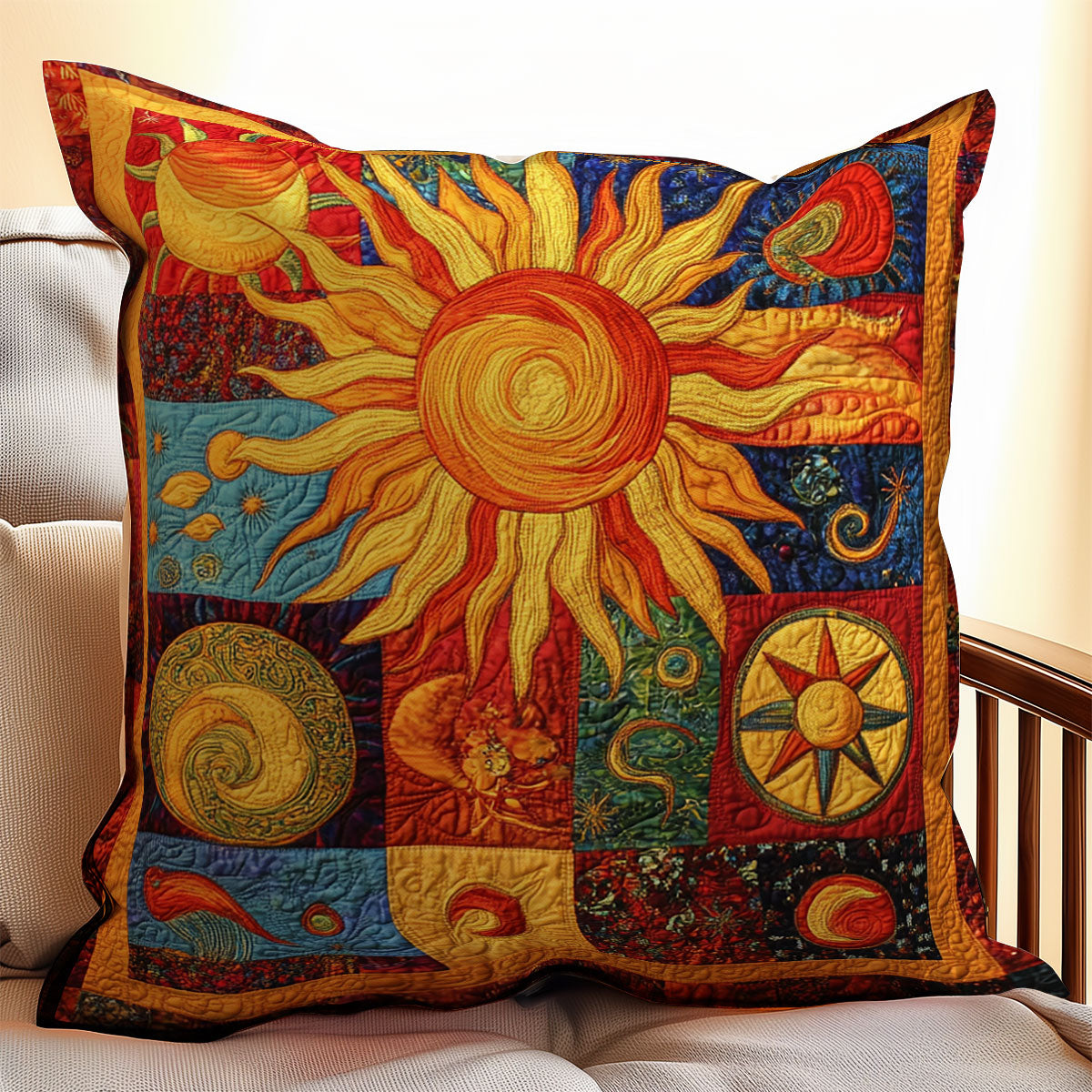 Hippie Sun WX1302296CL Quilt Pillow Case