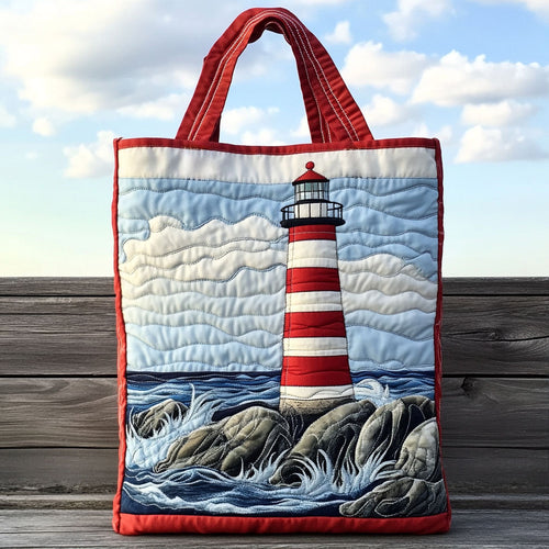 Horizon Lighthouse WN2309060CL Quilted Tote Bag