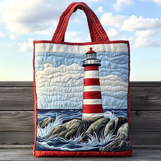 Horizon Lighthouse WN2309060CL Quilted Tote Bag