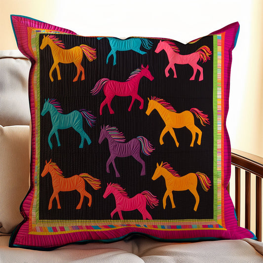 Horse Bold WX2101089CL Quilt Pillow Case