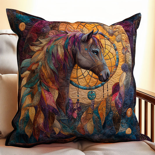 Horse Dreamcatcher WX1302307CL Quilt Pillow Case