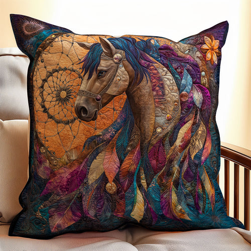 Horse Dreamcatcher WX1302312CL Quilt Pillow Case