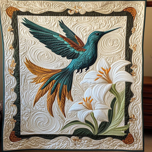 Floral Hummingbird WY1507031CL Quilt