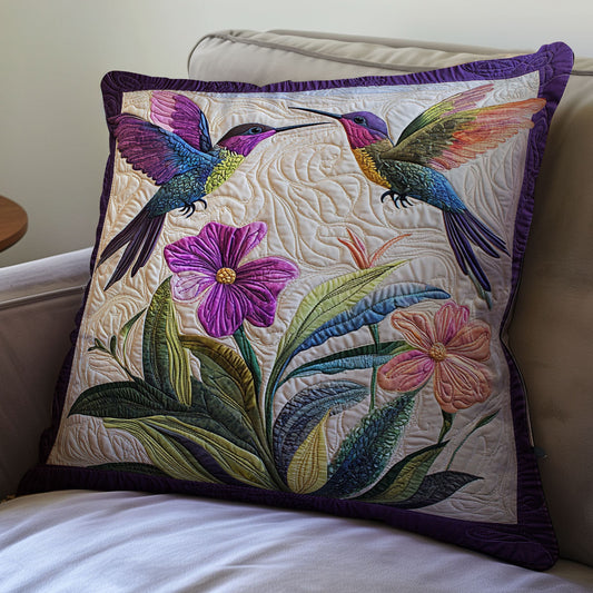 Hummingbird WX0602141CL Quilt Pillow Case