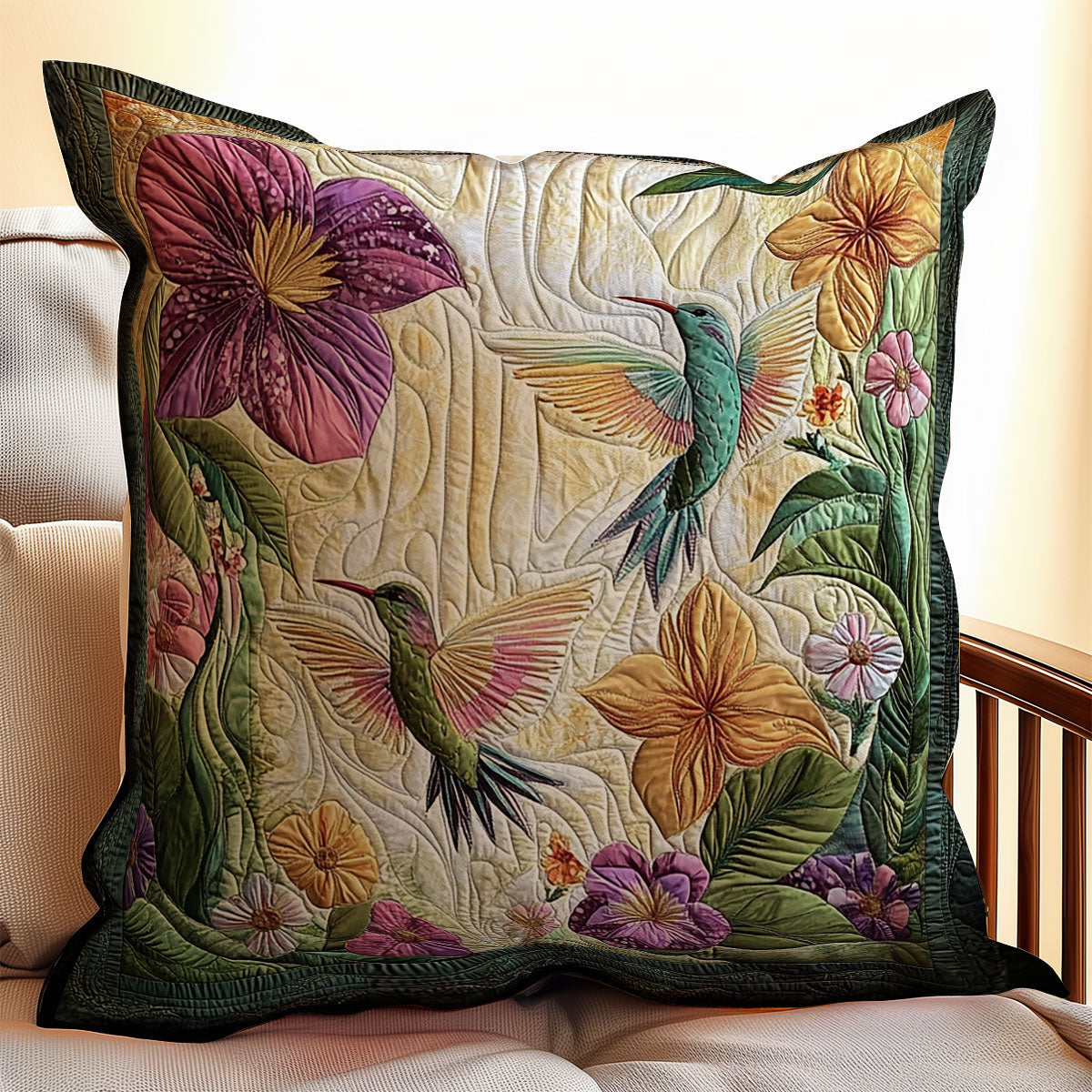 Hummingbird WX1302319CL Quilt Pillow Case