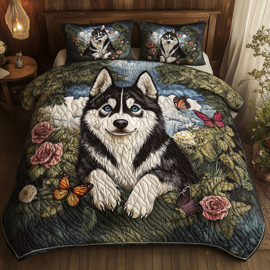 Husky Flower Happy WT2201009CL Duvet Cover Set