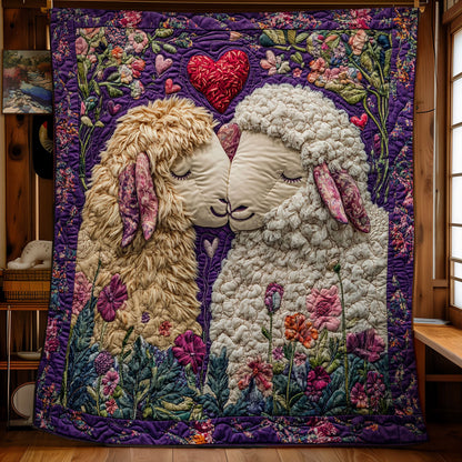 Kiss Sheep WY1001173CL Quilt