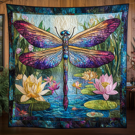 Lotus Dragonfly WJ2203016CL Quilt