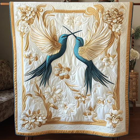 Luxury Twin Hummingbirds WY1507033CL Quilt