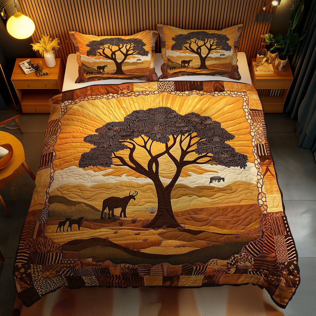 Celestial African Safari WN2502063CL Duvet Cover Set
