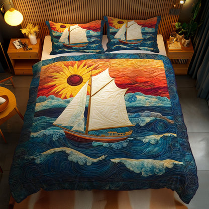 Mystic Sailboat WN0602078CL Duvet Cover Set