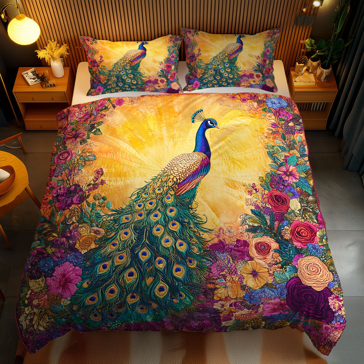 Royal Peacock WN1102077CL Duvet Cover Set