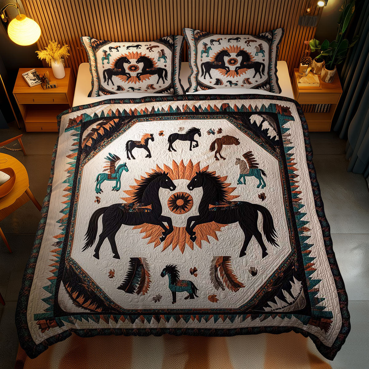 Warrior's Horse WN1102089CL Duvet Cover Set