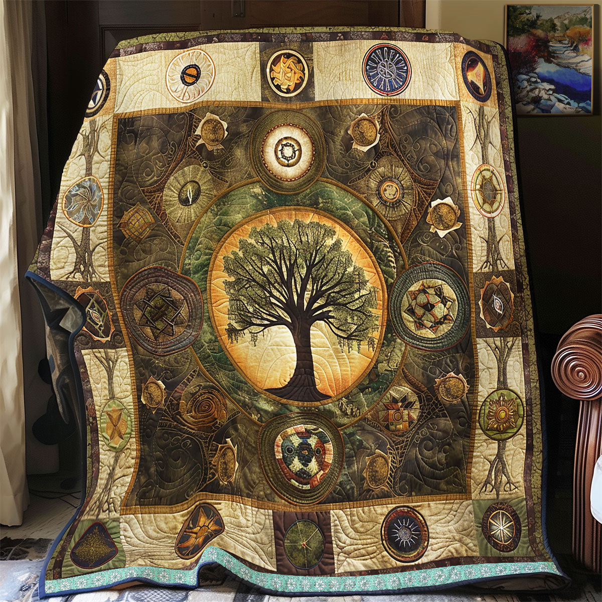 Enchanted Tree Of Life WN1709038CL Quilt