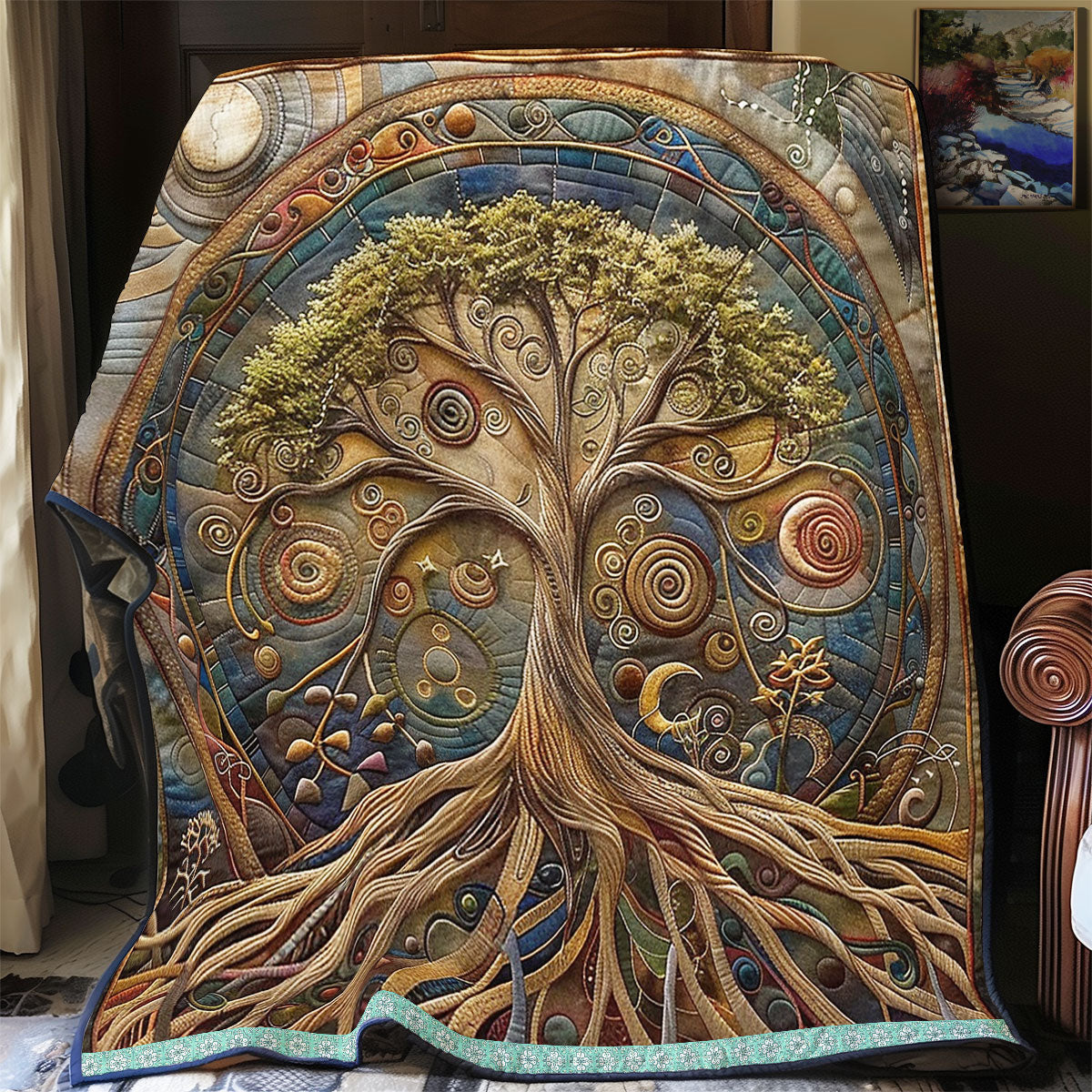 Eternal Tree Of Life WN1709040CL Quilt