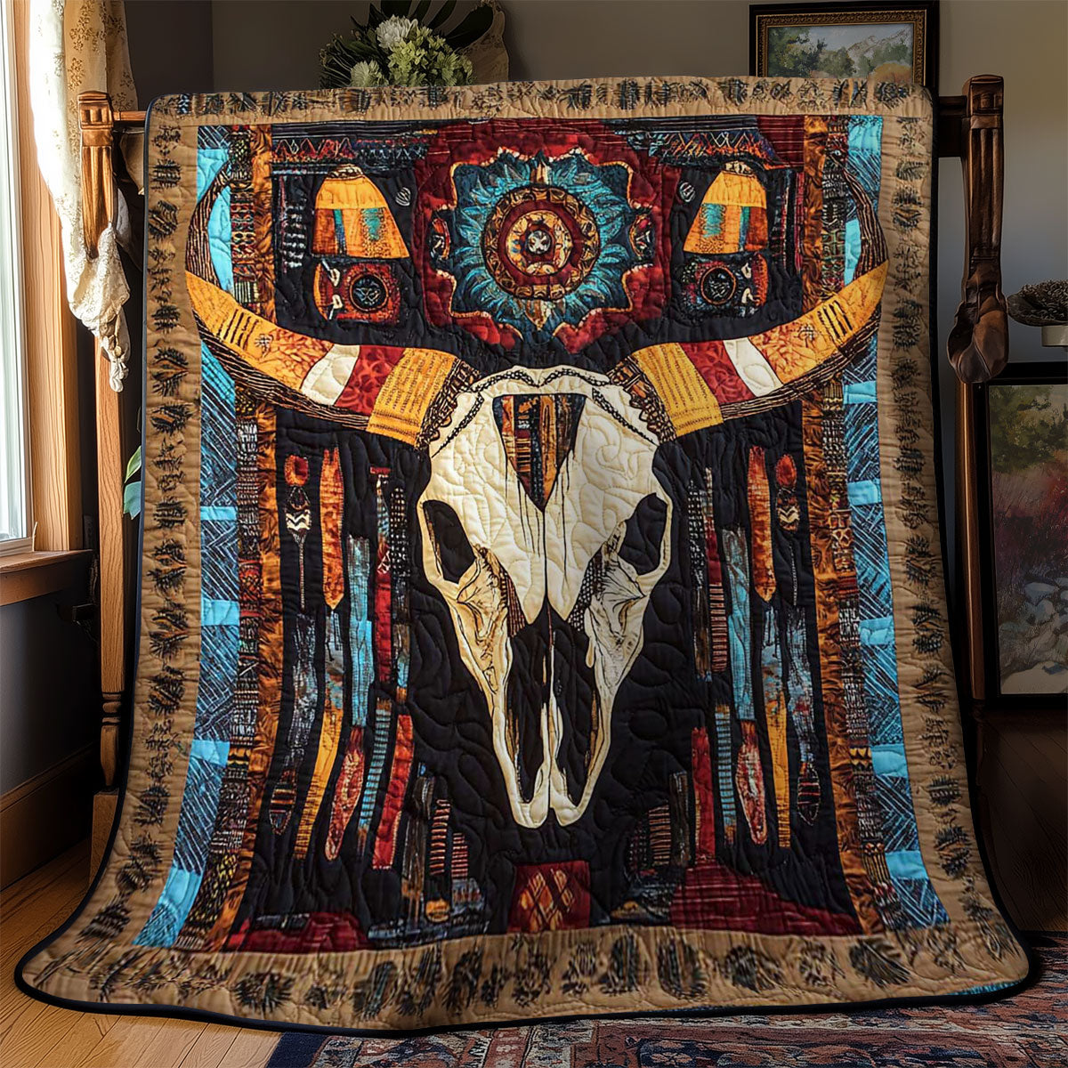 Legendary African Skull WN2702006CL Quilt