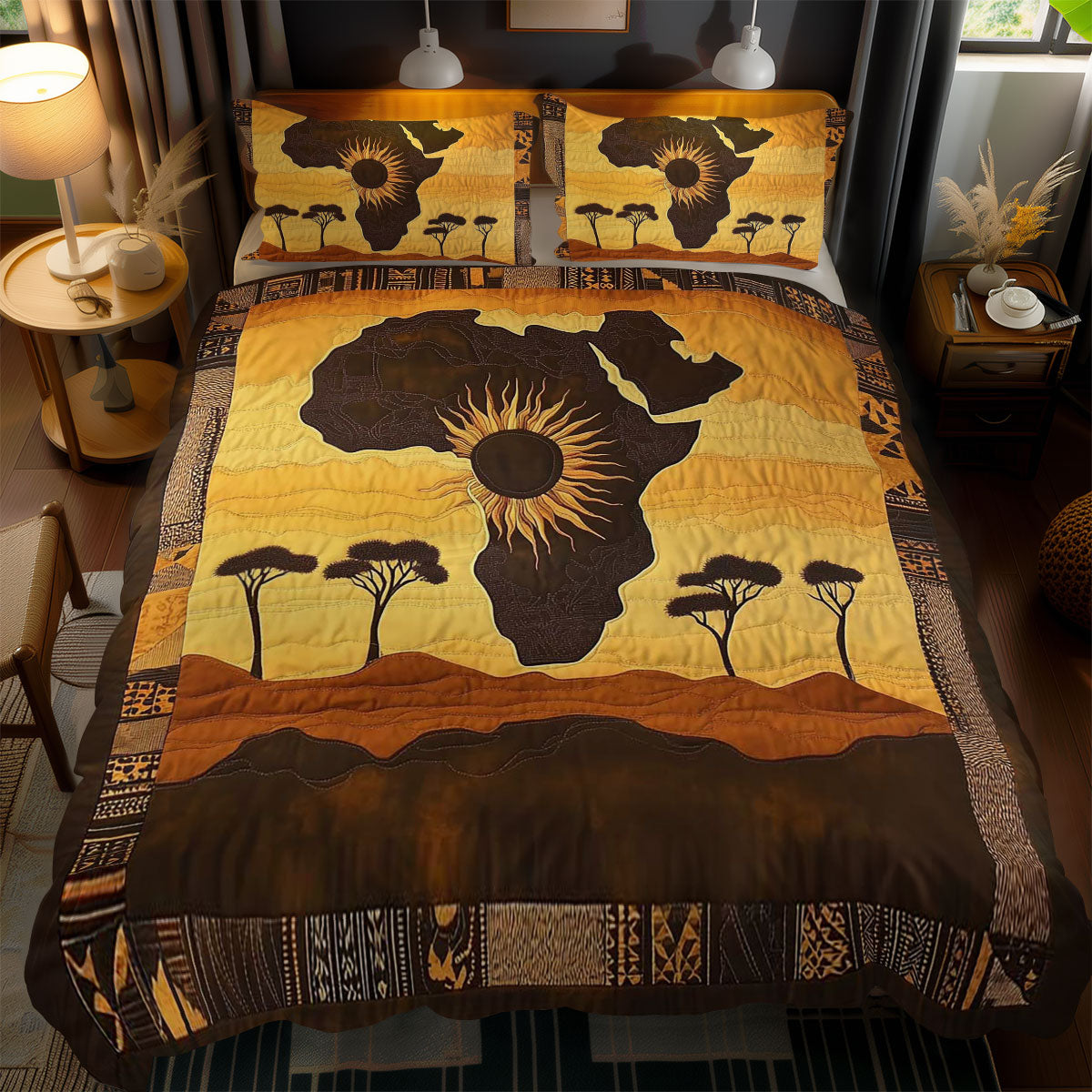 Nomadic African Safari WN2502071CL Duvet Cover Set