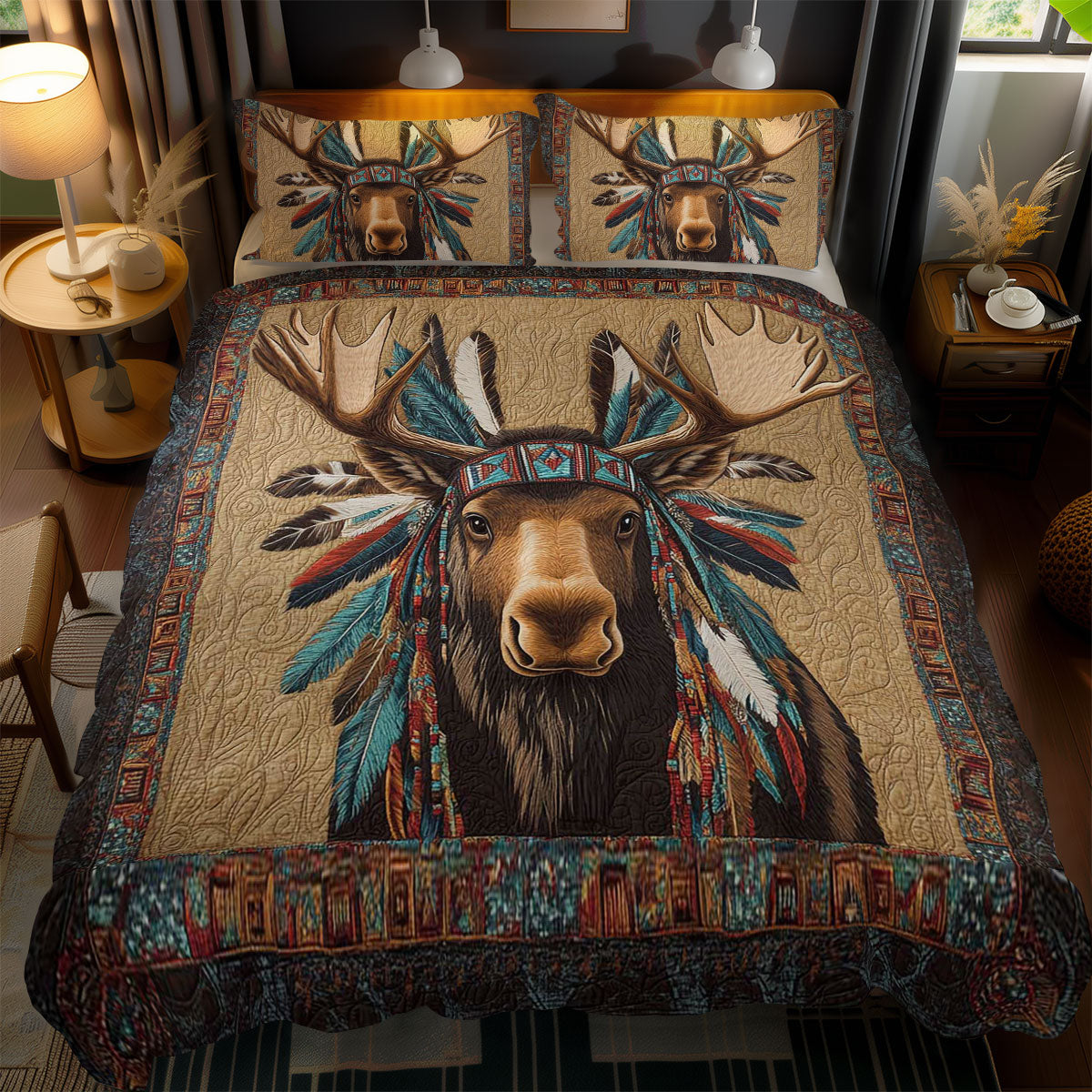 Spirit Moose WN1102081CL Duvet Cover Set