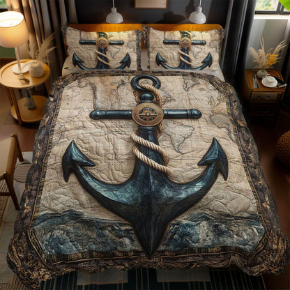 Stormy Seas Anchor WN0602091CL Duvet Cover Set