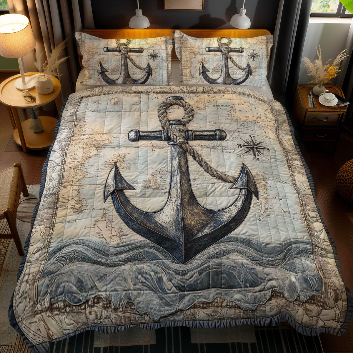 Timeless Anchor WN0602093CL Duvet Cover Set