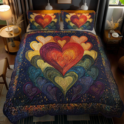 Vibrant Heart WN0602101CL Duvet Cover Set