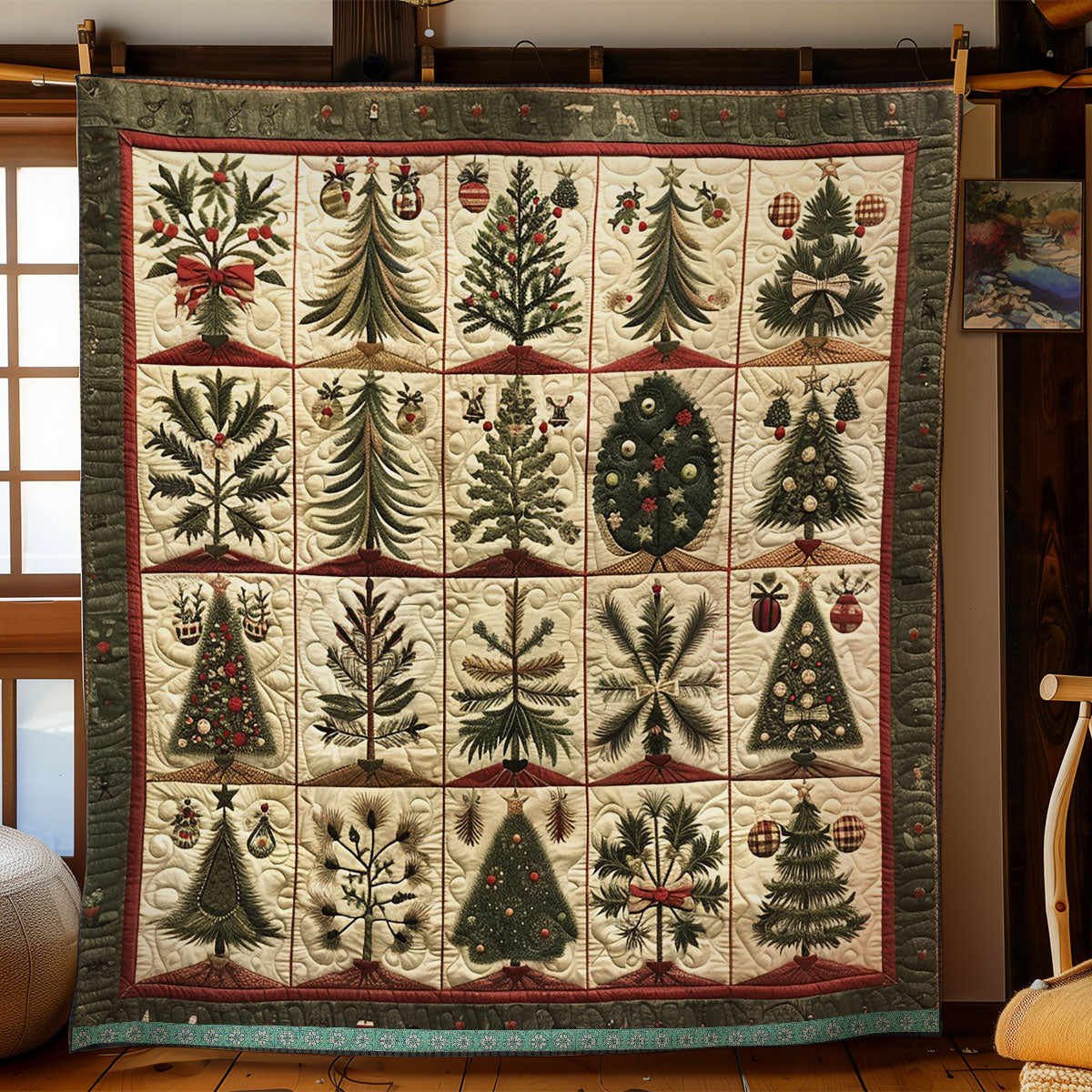 Christmas Tree WN1709019CL Quilt