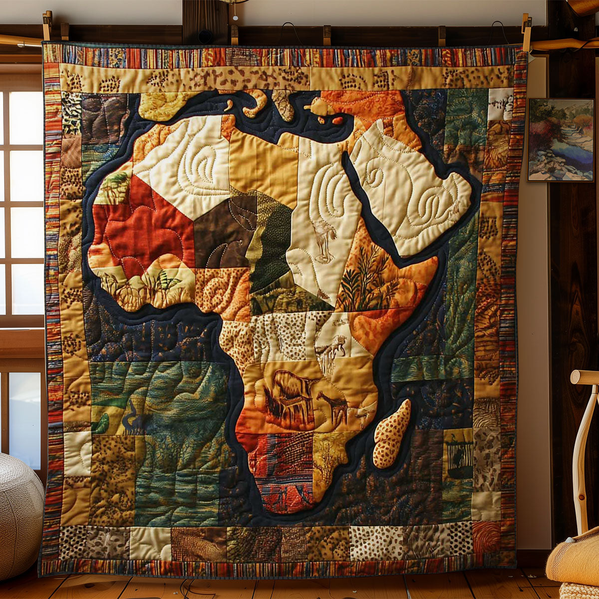 Wild Spirit African Safari WN2502044CL Quilt