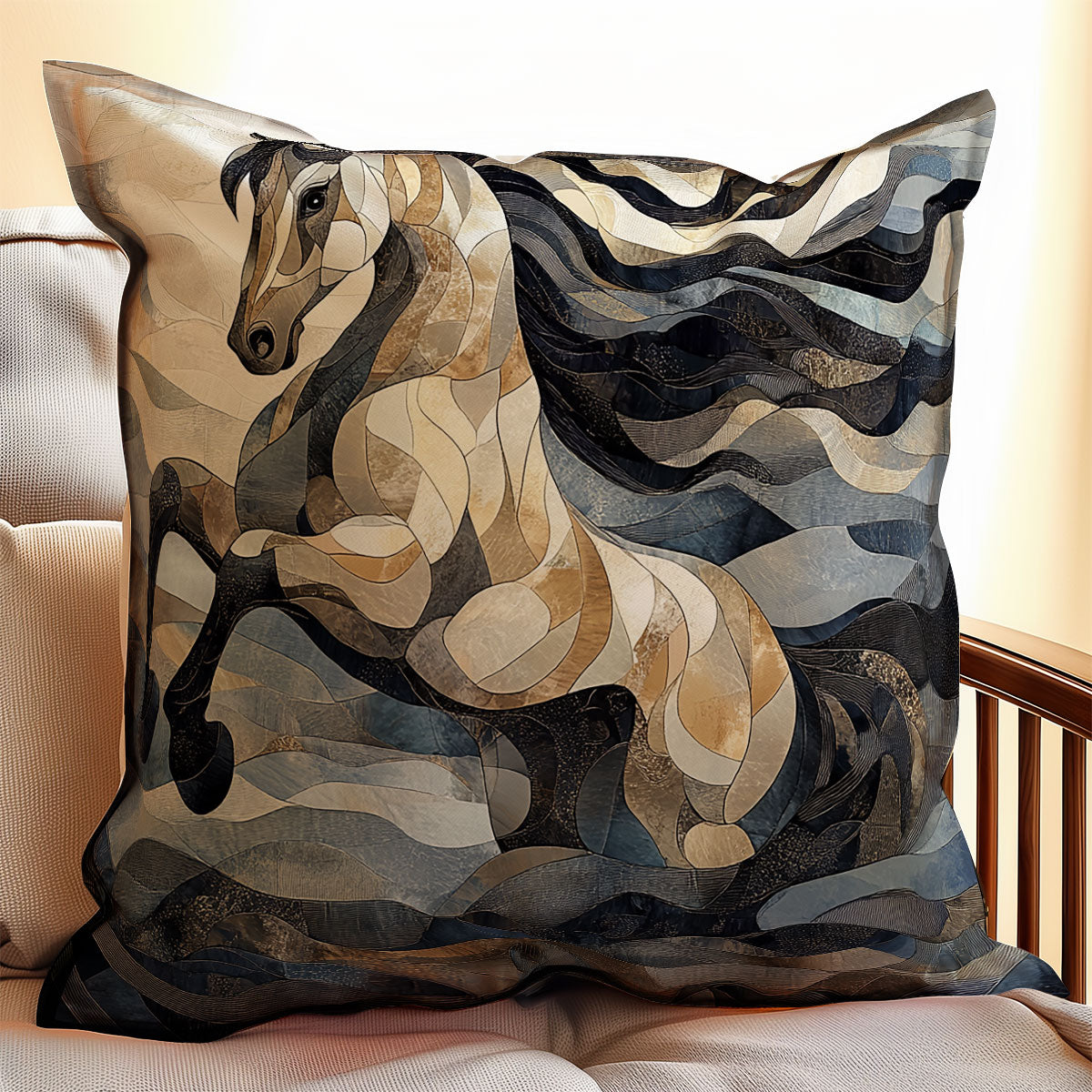 Majestic Horse WX0802160CL Quilt Pillow Case